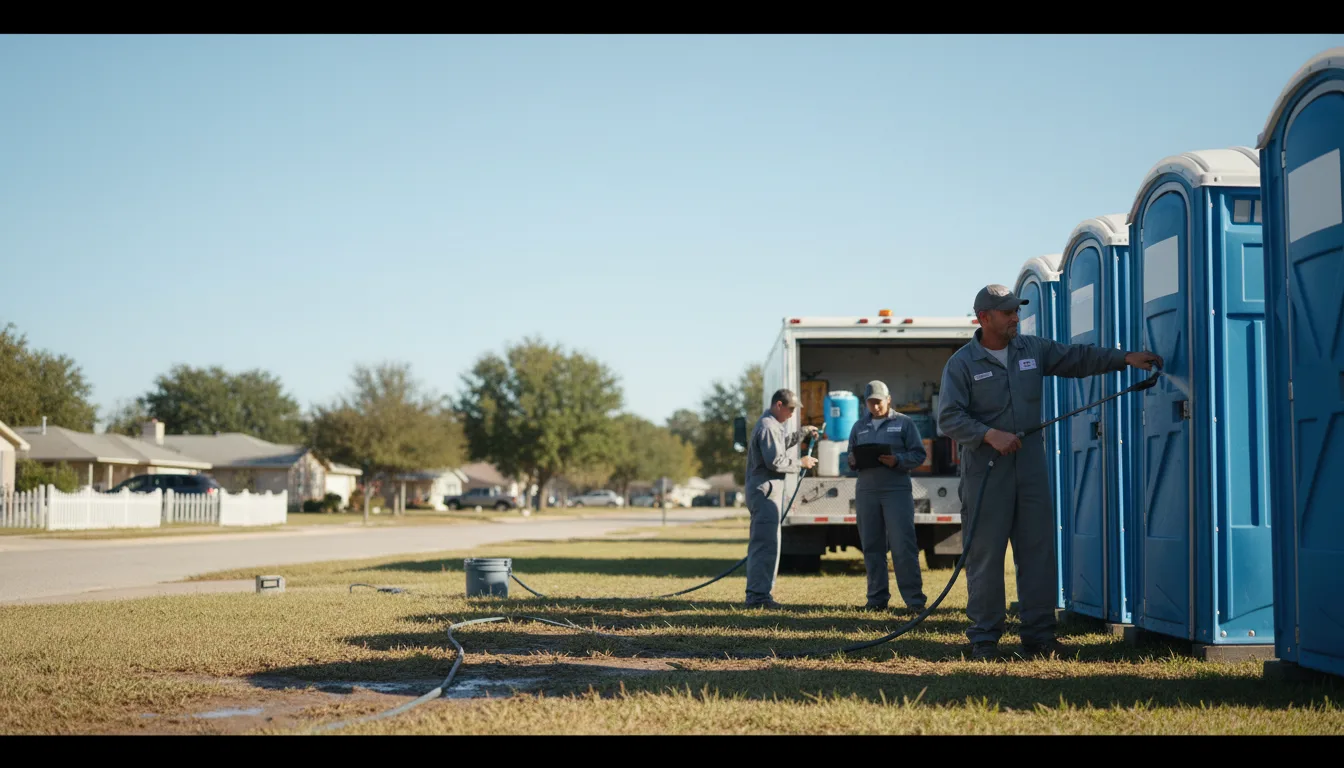 Long-Term Portable Toilet Rental in Fulton, TX near me